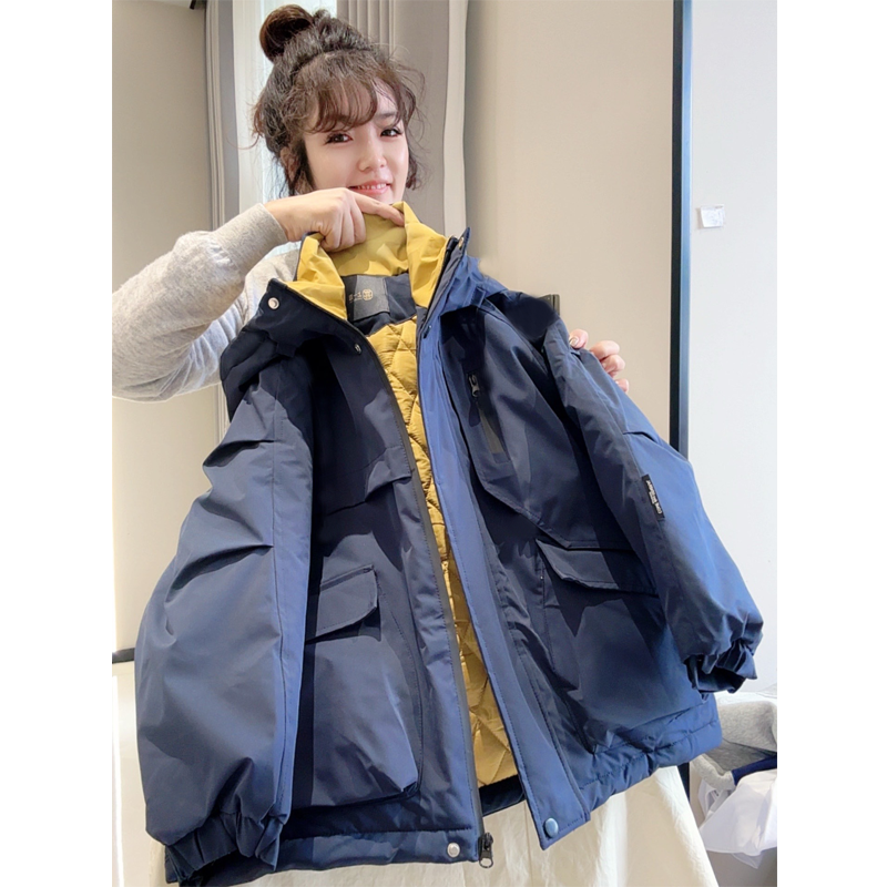 男童冬季棉衣新款中大童洋气冬装宽松休闲棉服保暖外套DB285