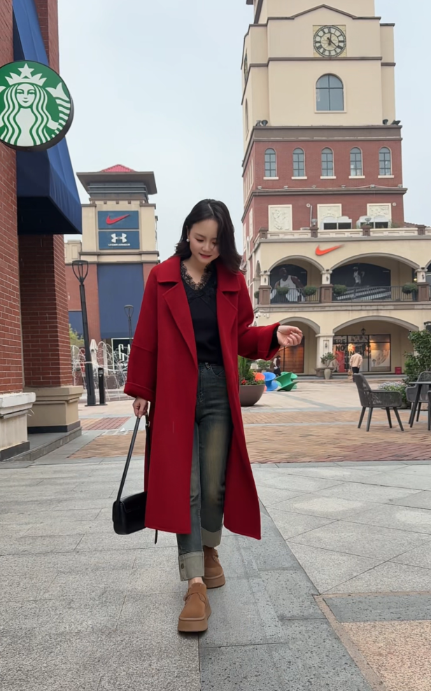 西西里大衣时尚高级感女士羊毛外套气质大衣