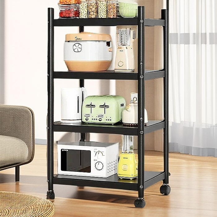 【新疆拍】宽33cm多功能厨房落地厨房置物架多层置物架落地式家用