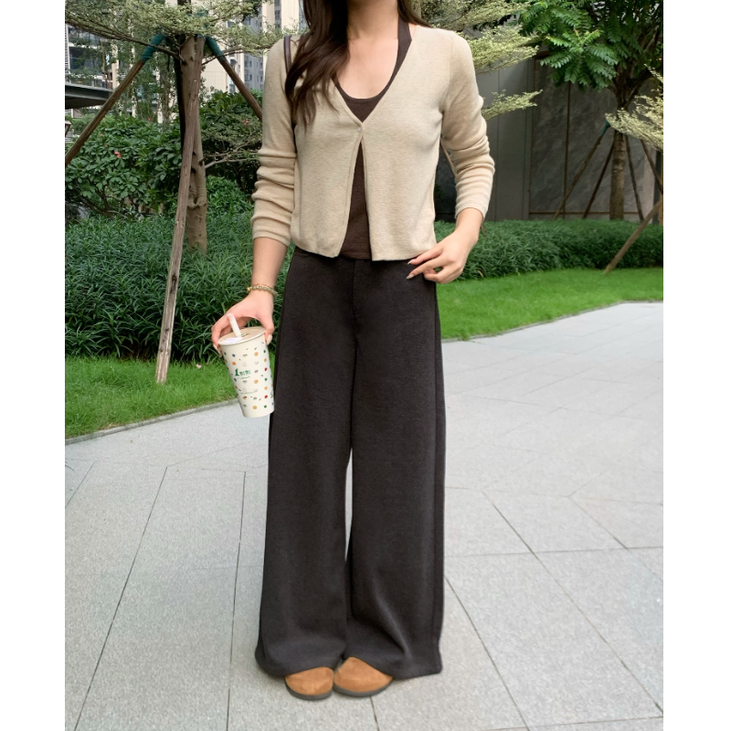 XiANJiE 2025西装裤秋冬毛呢2.0版本简约气质百搭质感显瘦高腰