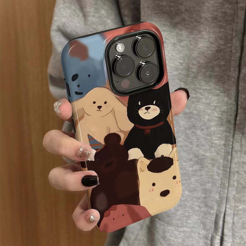 适用小米15pro手机壳新款男女款苹果13防摔iPhone16套创意动物园