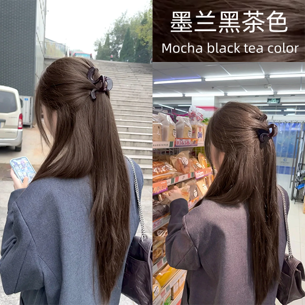 【买一送一】H6免漂墨兰黑茶色染发膏2025潮流植物天然显白色不伤发