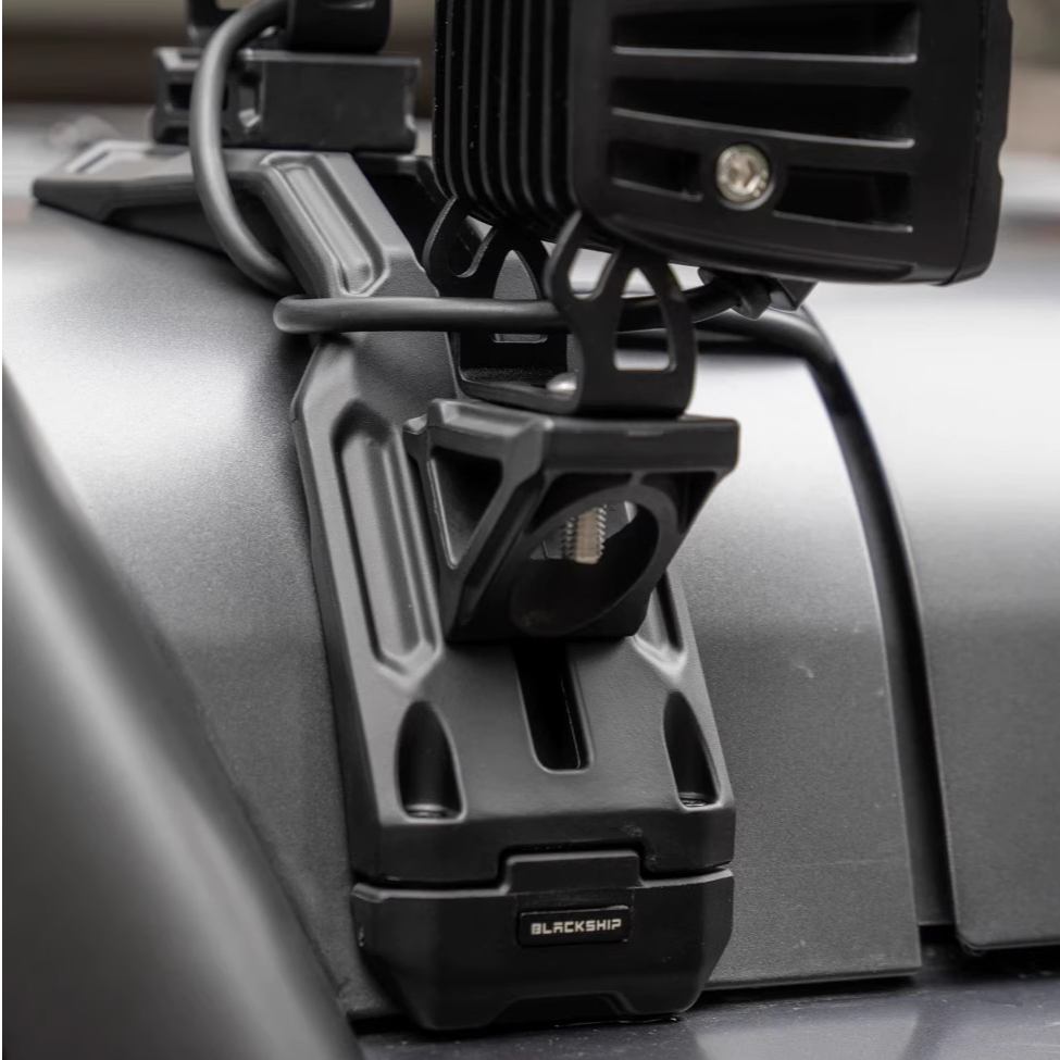 黑船A柱灯架212T01改装三目力途北极光坦克300LED辅助射灯拓展架