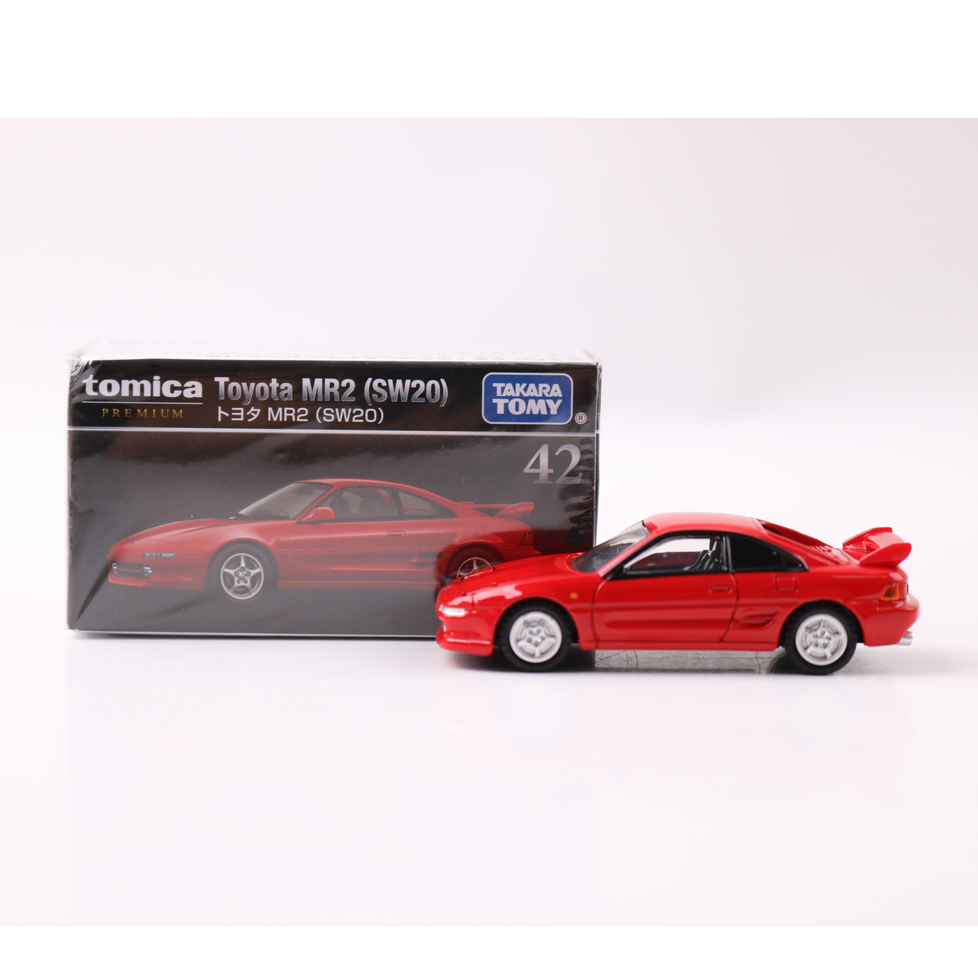 TOMY/多美卡仿真合金小车模旗舰版黑盒TP42号丰田MR2轿跑车