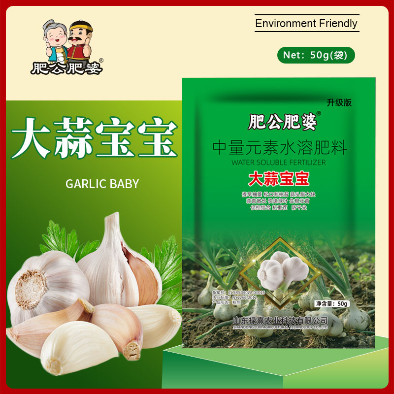 肥公肥婆大蒜宝宝返青抽苔出苔齐生根壮苗防干尖黄叶水溶叶面肥料
