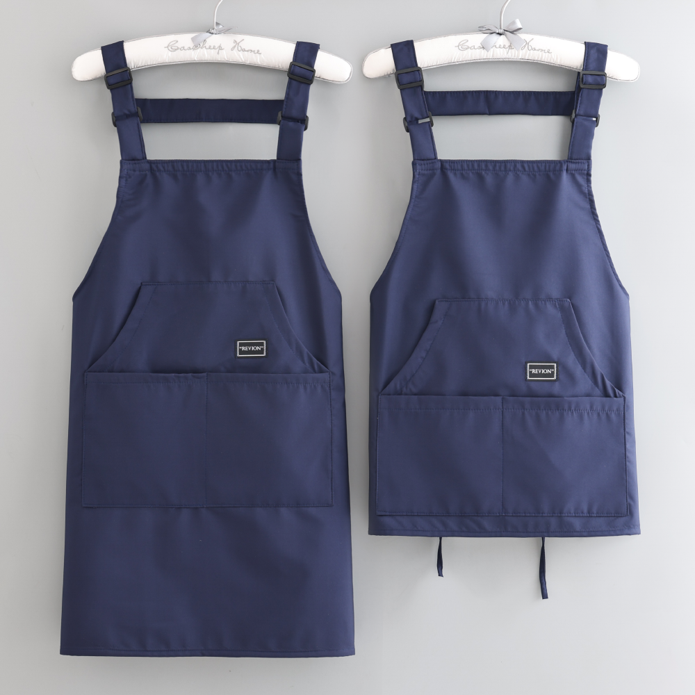 时尚爆款家用厨房做饭罩衣耐脏耐磨防泼水围裙餐饮服务员工作服