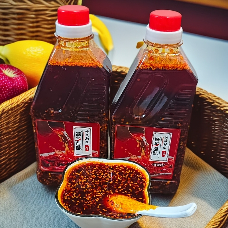 油泼辣子酱红油辣椒油凉拌菜调料拌菜拌面下饭酱拌饭酱420g