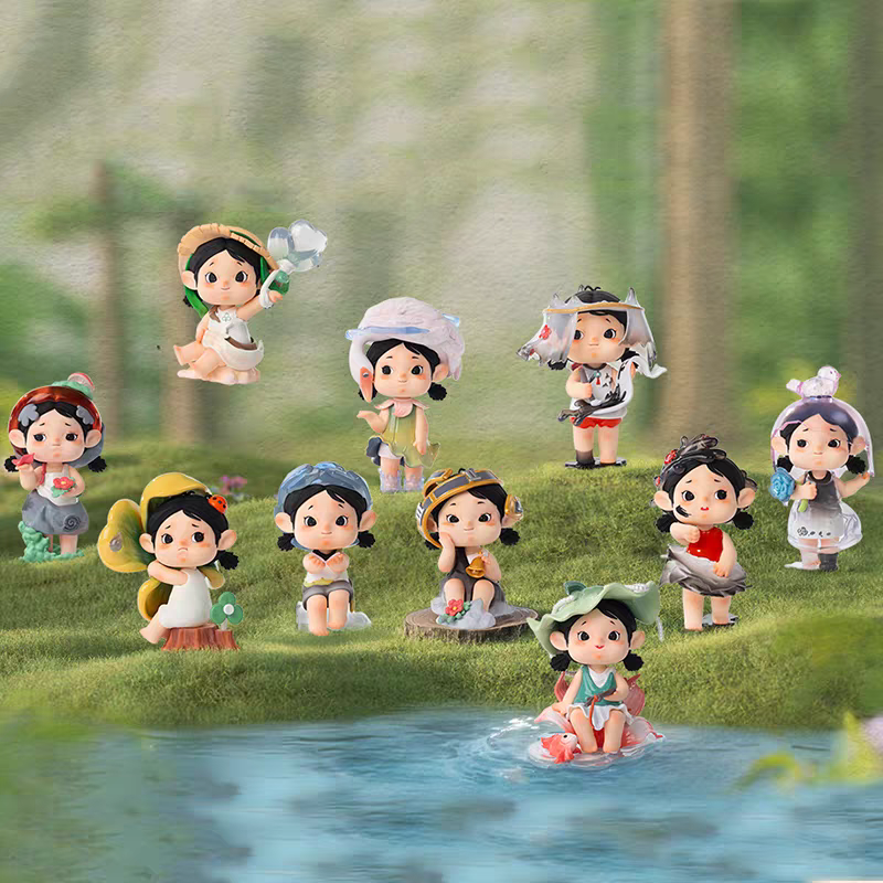 【拆盒】Heyone黑玩小言YANCY踏青游园记系列盲盒潮玩手办玩偶摆件