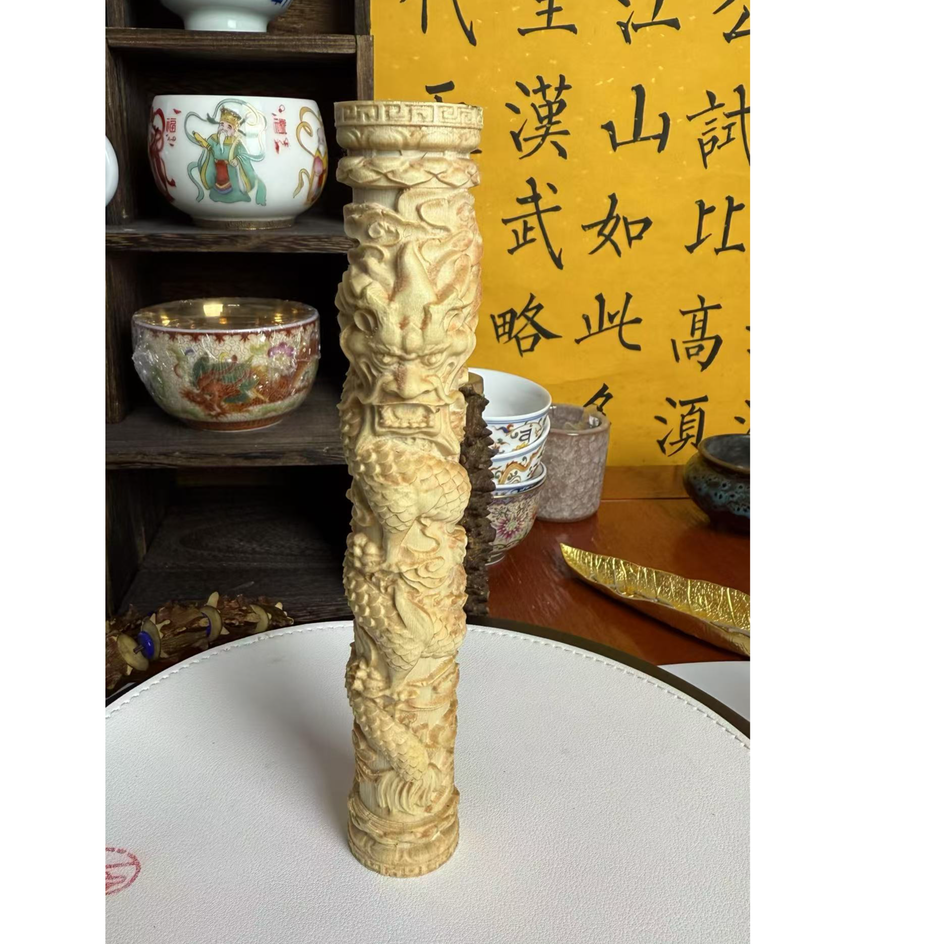 高品质花椒木盘龙木文玩精品