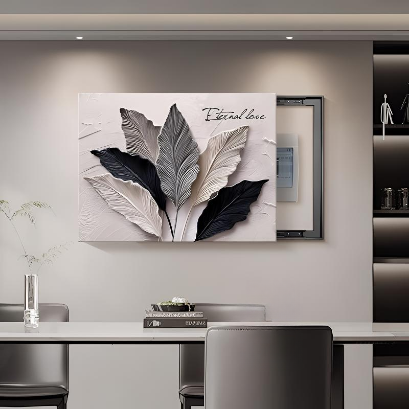 家大业大超薄电表箱装饰画客厅新款强弱盖2025网红配电箱挂画