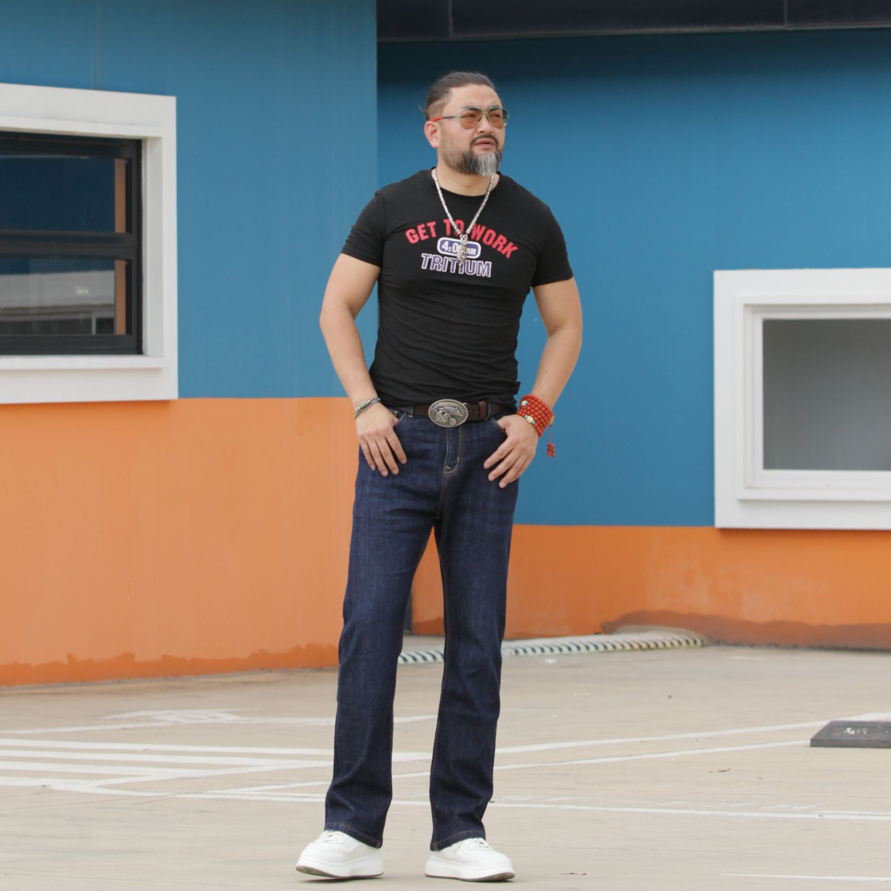 2025深靛蓝8010夏季直筒赤耳单宁经典美式合体版牛仔裤学院风男装