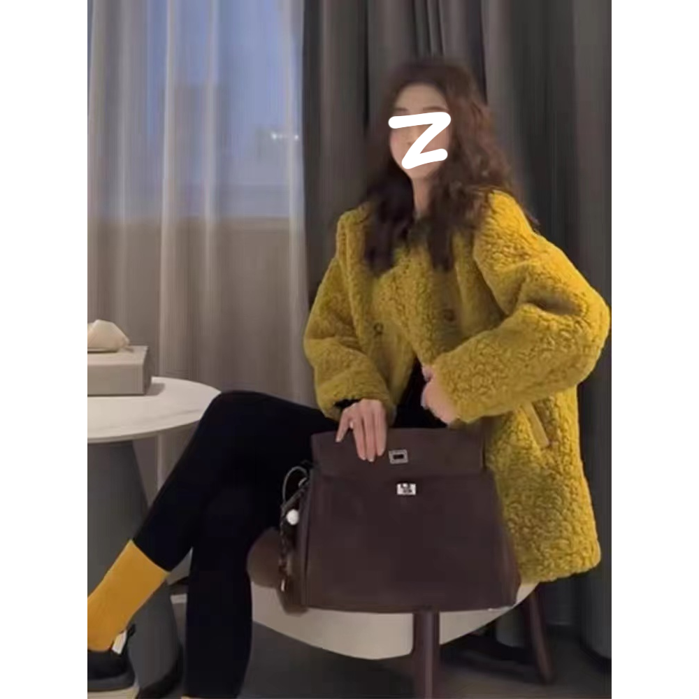 119F281-时尚气质上衣韩版宽松显瘦百搭外套冬季新款高级感外套