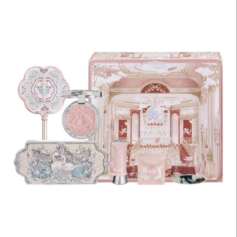 花知晓仲夏夜之梦礼盒白天鹅眼影唇釉礼盒彩妆套友情人节礼物