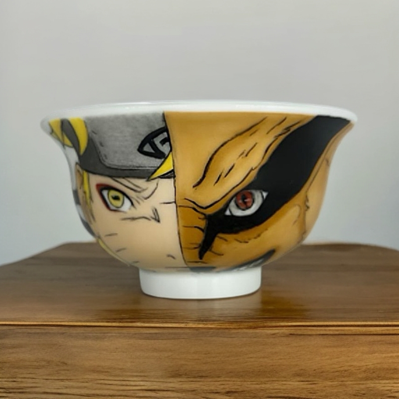 景德镇纯手工手绘火影忍者鸣人动漫周边主人杯茶具家用泡茶品茗