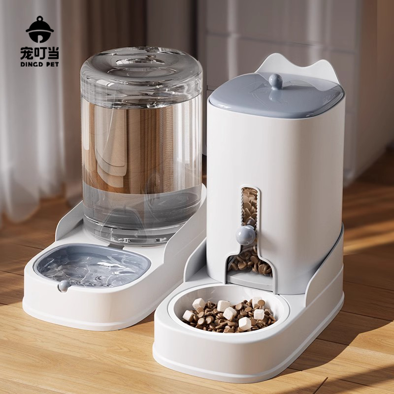 宠叮当猫咪饮水机宠物自动喂食器狗狗喂水器喝水神器流动喂食用具