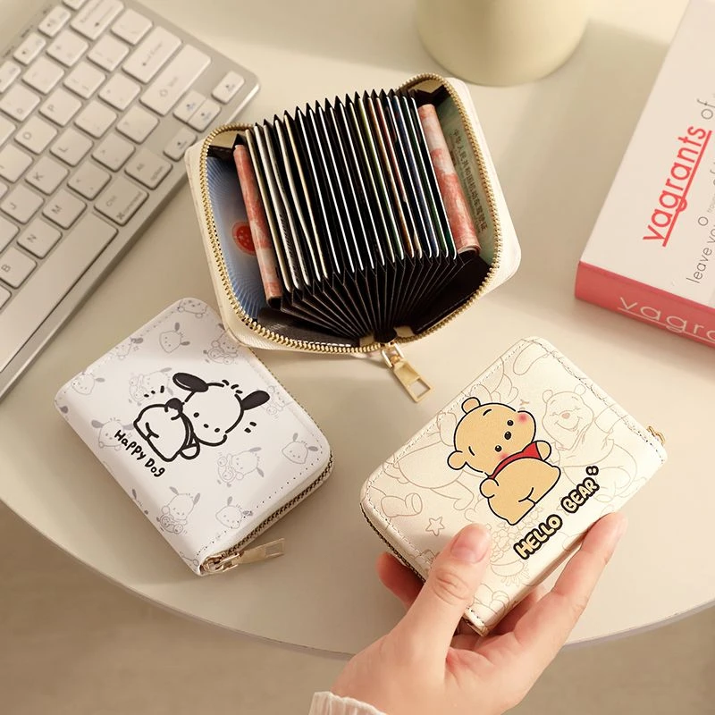 多功能卡包大容量超薄小巧驾驶证件可爱多卡位卡套零钱包女防消磁