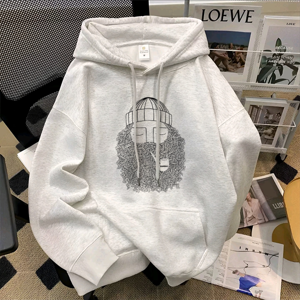 重磅500克纯棉连帽卫衣宽松通勤加绒加厚百搭ins嘻哈青春复古潮流