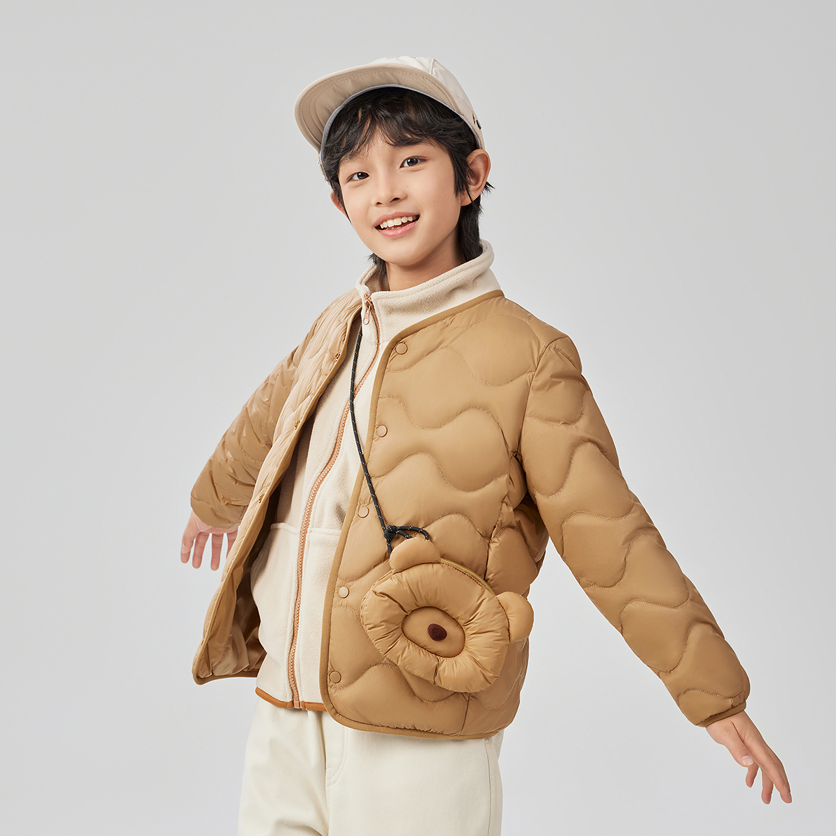 【25年商场同款新品】儿童羽绒服薄款T250135030