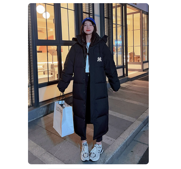 【三折专区】奥莱正版长款羽绒服2025冬季新款加绒加厚鸭绒羽绒服女