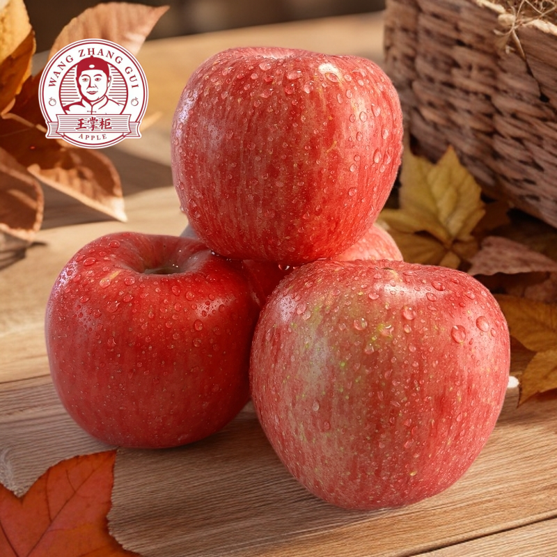 【王掌柜】陕西 洛川红富士苹果 脆甜 香脆大果 礼盒3/5斤