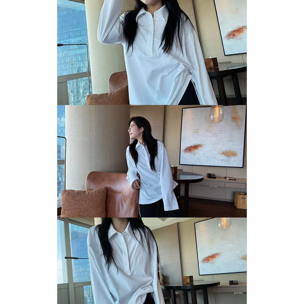 LA CALLARow风极简匹马棉叠穿搭子OY-WF6940