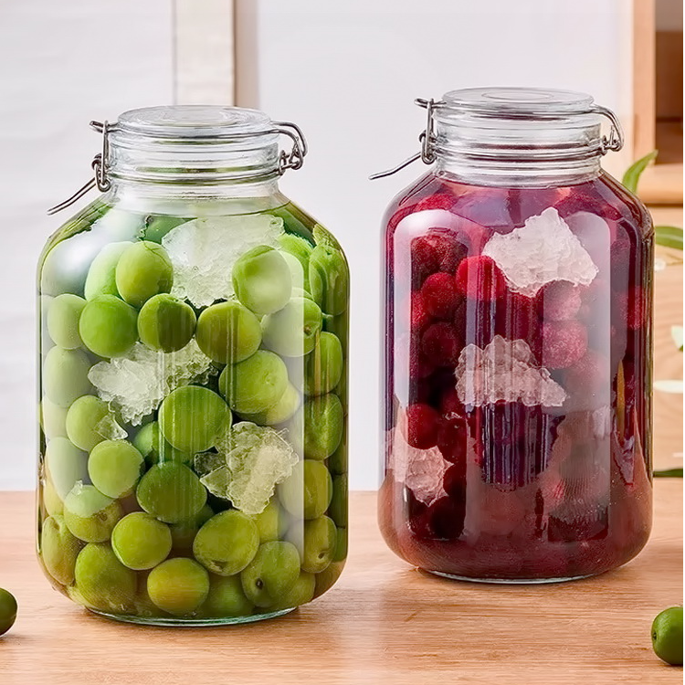 泡酒玻璃瓶专用酒瓶青梅杨梅自酿果酒空瓶子食品级密封罐泡酒容器