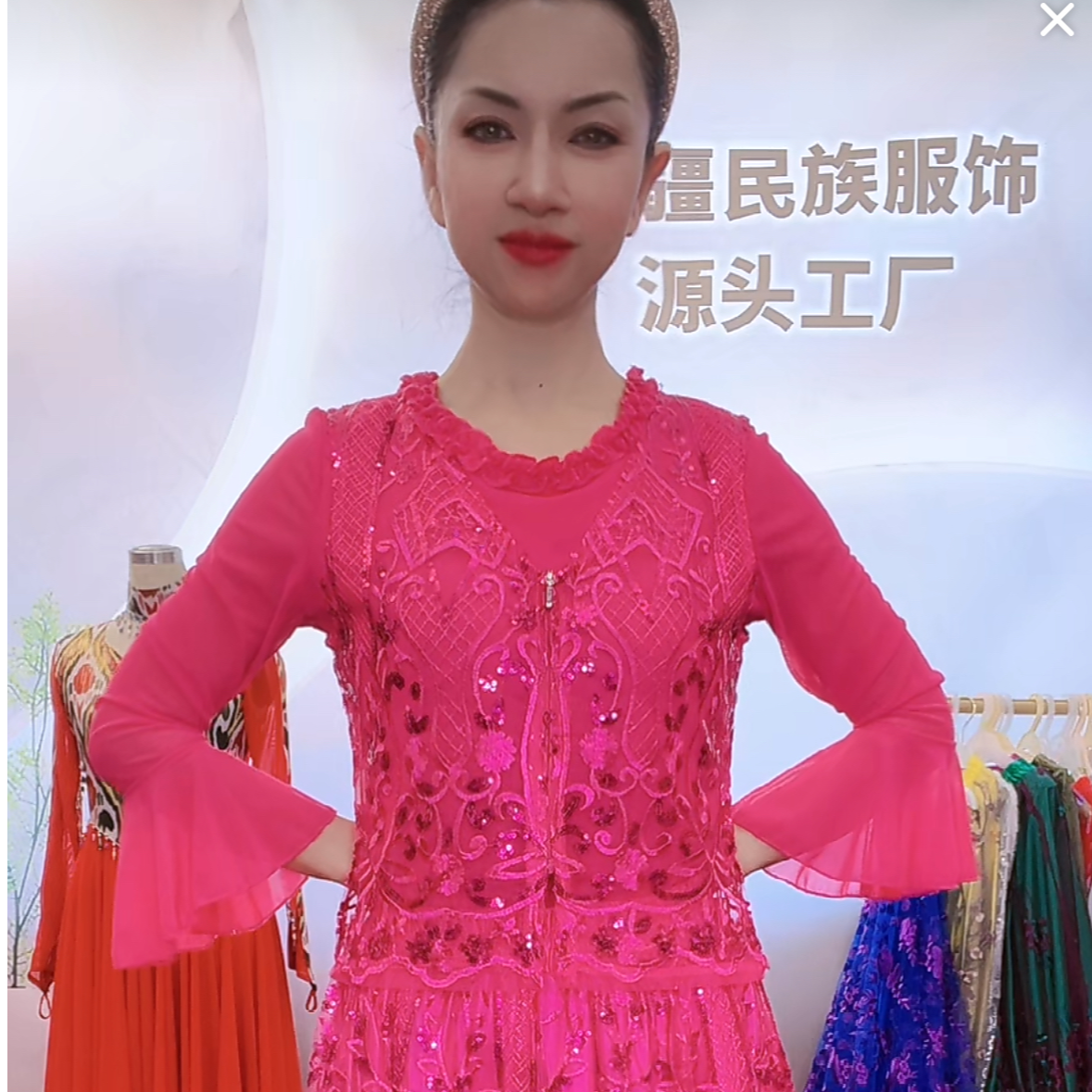 【紫霞仙子】新款民族风绣花网纱马甲/满铺刺绣春季新款马甲