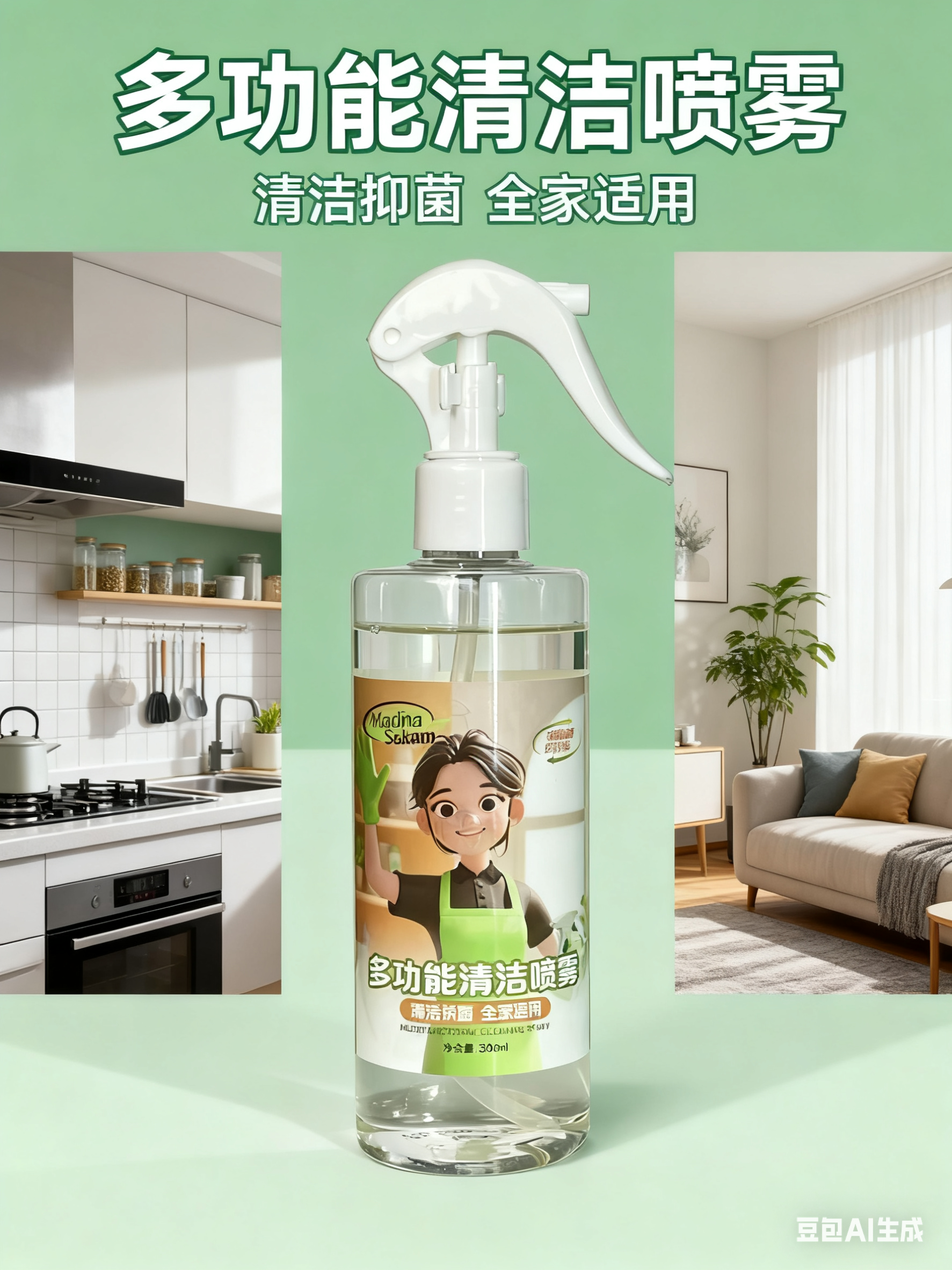 madina sakam多功能清洁喷雾