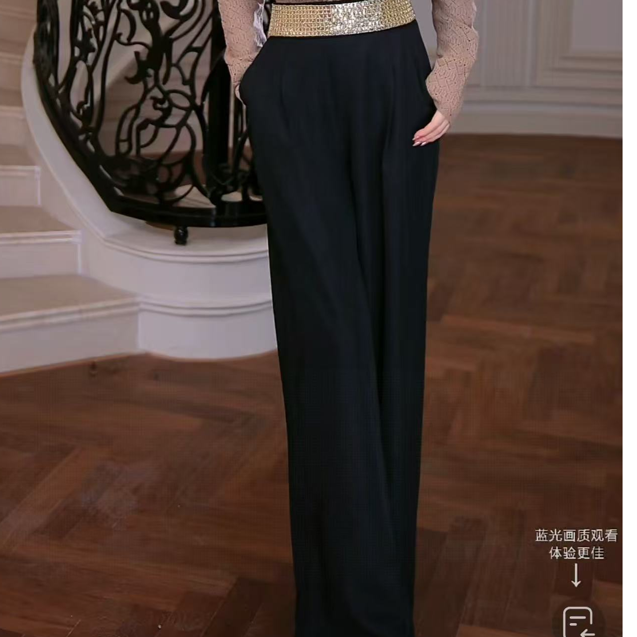 F2530281B【芙娜妮】秋季2025新款穿搭女装洋气裤子