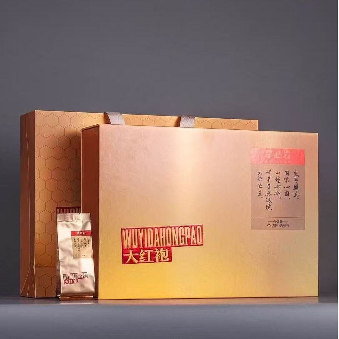 大红袍武夷山岩茶浓香型岩骨花香礼盒装适合送礼自喝