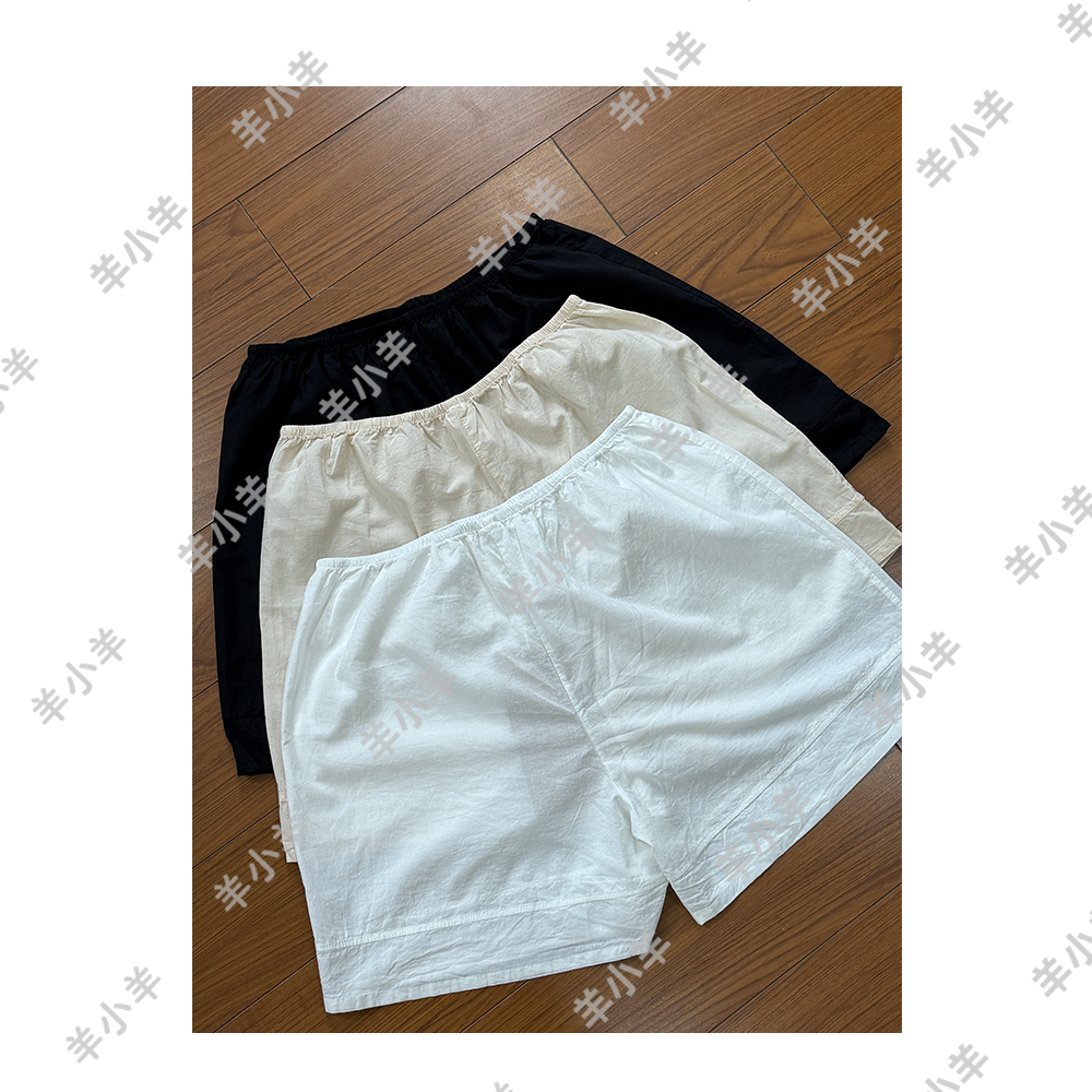 【羊小羊】252安全裤 春夏纯棉内搭防走光松紧腰贴身舒适柔软打底裤