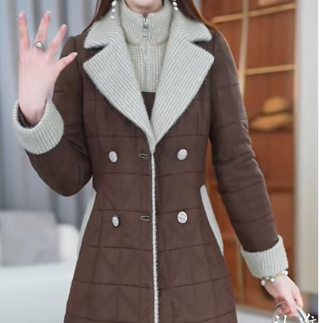 玖慕【两件套】冬季新款气质时尚修身显瘦通勤两件套套装M-4XL