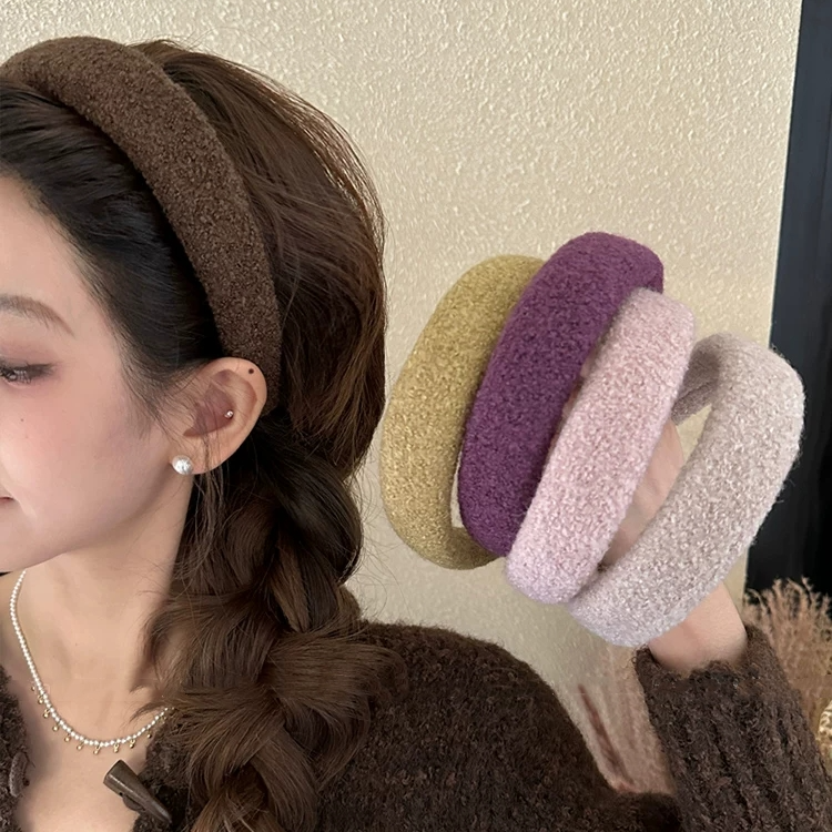 洋气时尚显脸小海绵发箍女高颅顶简约头箍2025新款高级感网红发饰