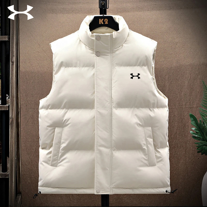 品牌秋冬季新款情侣马甲宽松时尚简约百搭棉外套防风保暖马夹男