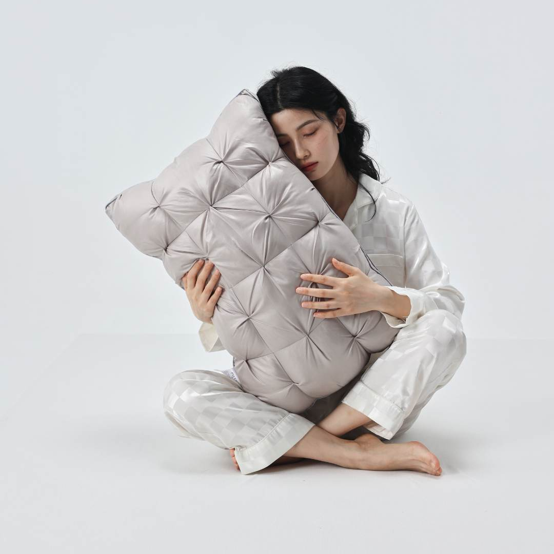 兰枕【买一送一】A类扭花成人纤维枕头抗菌枕芯家用学生宿舍超柔软