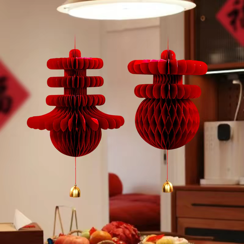 2026新年立体春字灯笼挂件客厅装饰灯笼福字房门福字门挂过年装饰