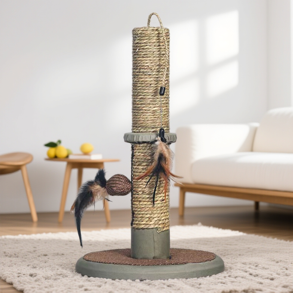 立式耐磨猫抓柱猫咪磨爪器逗猫玩具