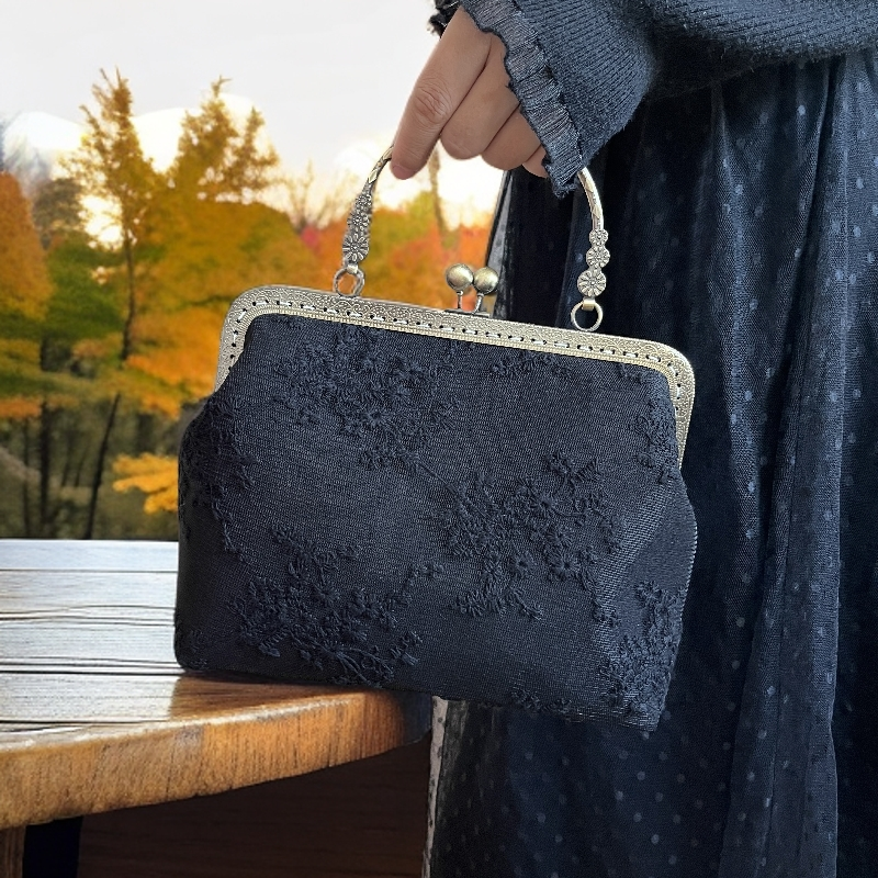 原创手工新中式国风手提包女百搭大气旗袍包包单肩斜挎创意小包包