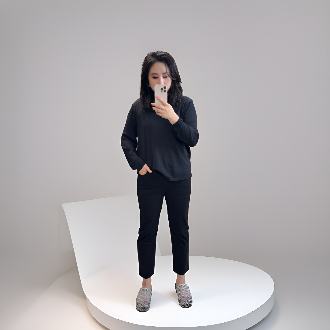 秋冬季裤子新品牛仔裤时尚法棍裤水洗高弹力休闲显瘦大码高品质