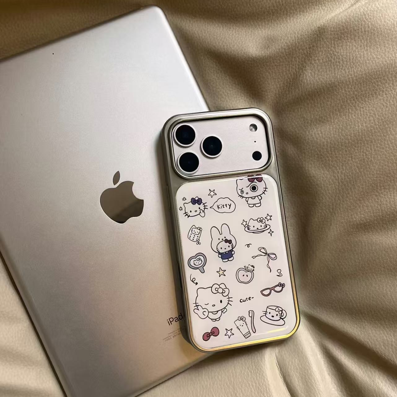 比耶米菲KT适用苹果17手机壳13/14ProMax卡通iPhone16/INS风17P