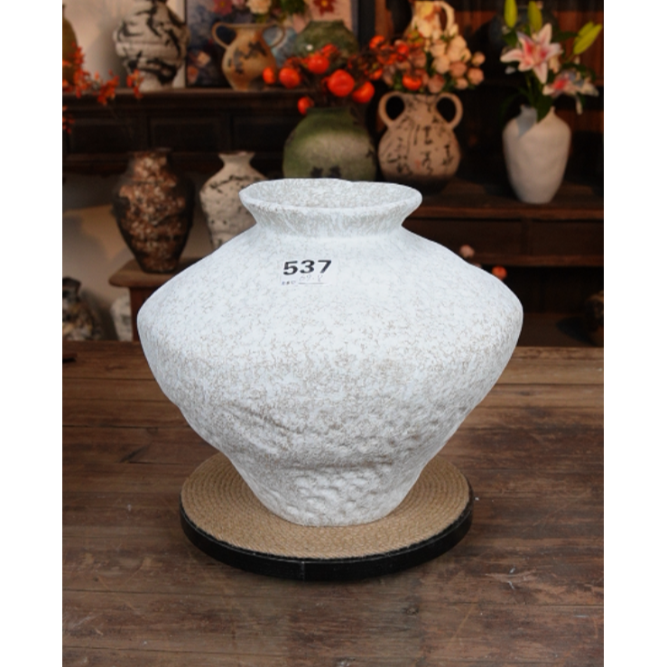 537景德镇陶瓷花瓶大气高档侘寂风花瓶插花客厅玄关摆件260*110