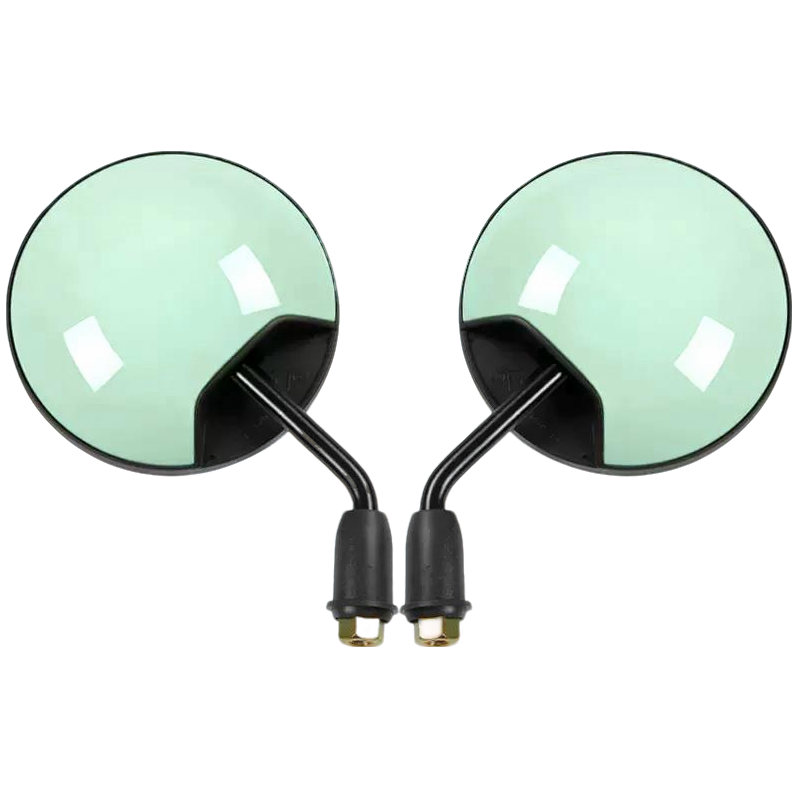 电动电瓶车后视镜自行车圆镜适用雅迪爱玛大视野倒车反光镜子通用