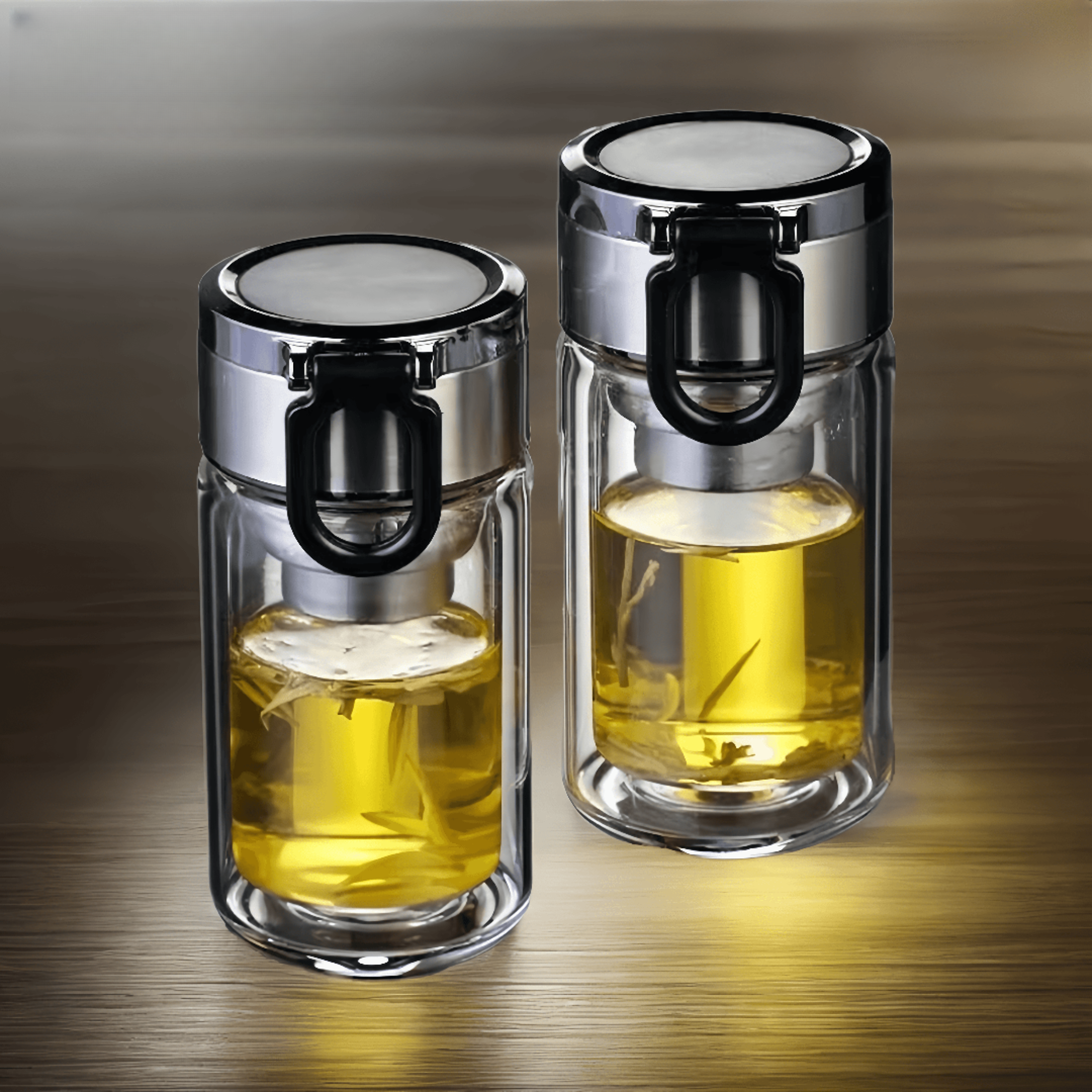 高档双层高硼硅玻璃杯耐热防爆耐高温水杯大容量男士专用便携杯子