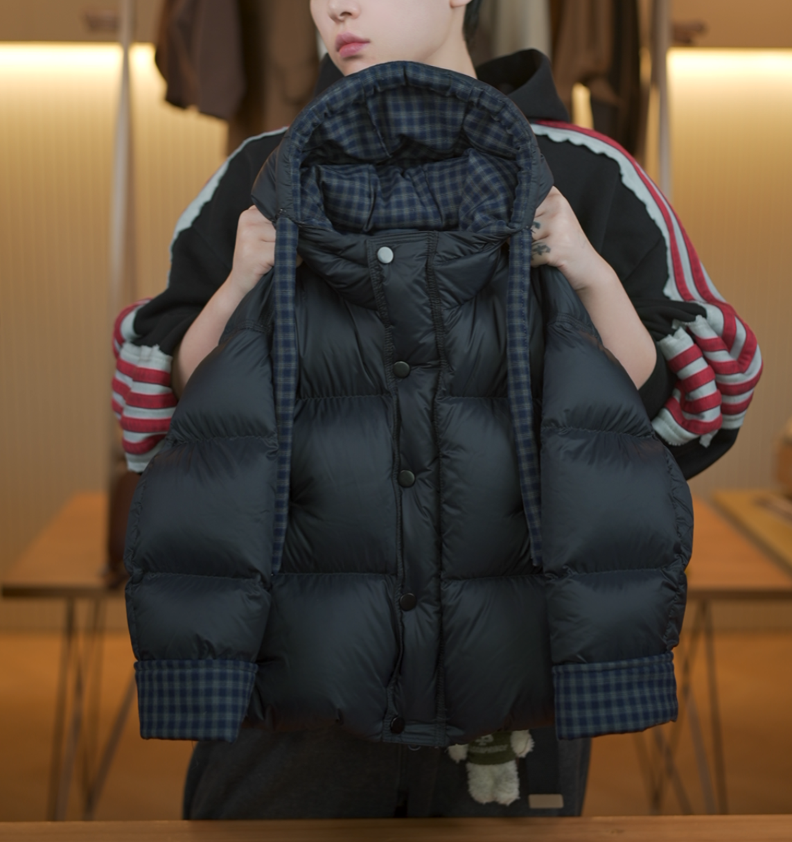 【小蛋壳】【双倍充绒】儿童冬季新款撞色加厚男女童连帽白鸭绒羽绒服