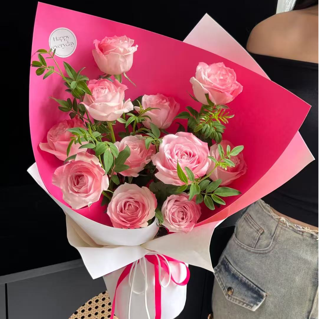 【1帮1】10包157克加厚白牛皮纸硬卡纸造型鲜花包装纸花店包花