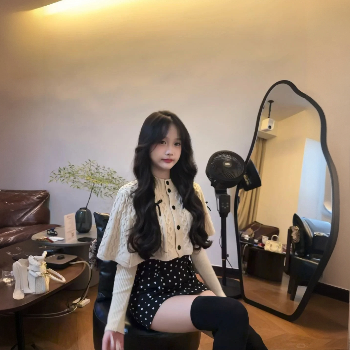 韩系慵懒风法式披肩极简风时尚套装包臀裙半裙小个子套装三件套