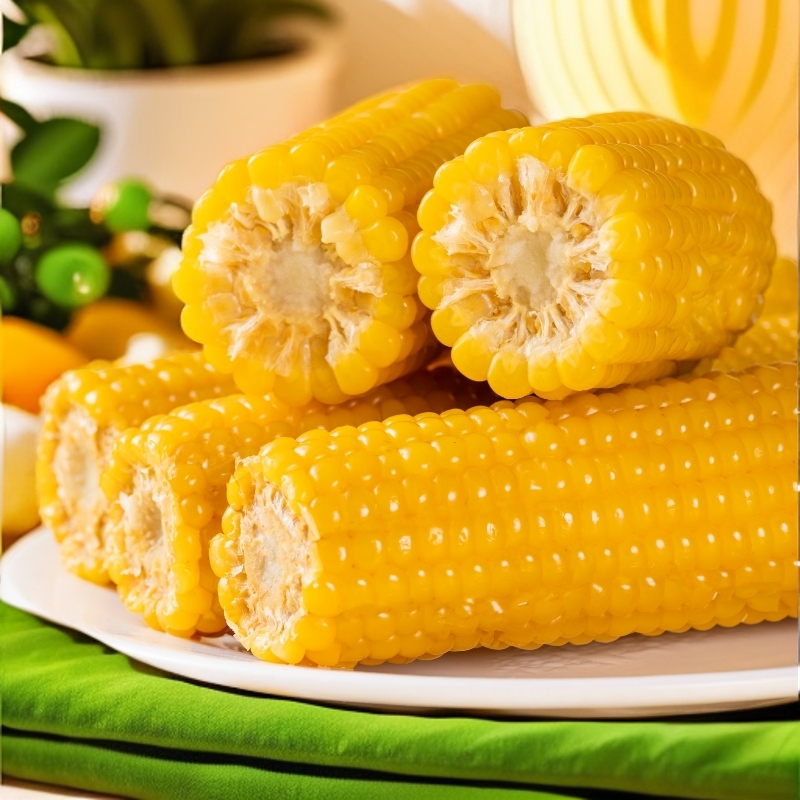 公立屯黄糯262玉米大棒8支装25年采摘头茬软糯香甜真空包装