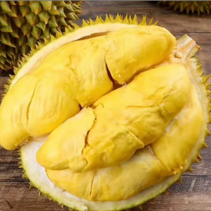 泰国空运老树金枕头，B果，3.5房以上，净重3斤左右