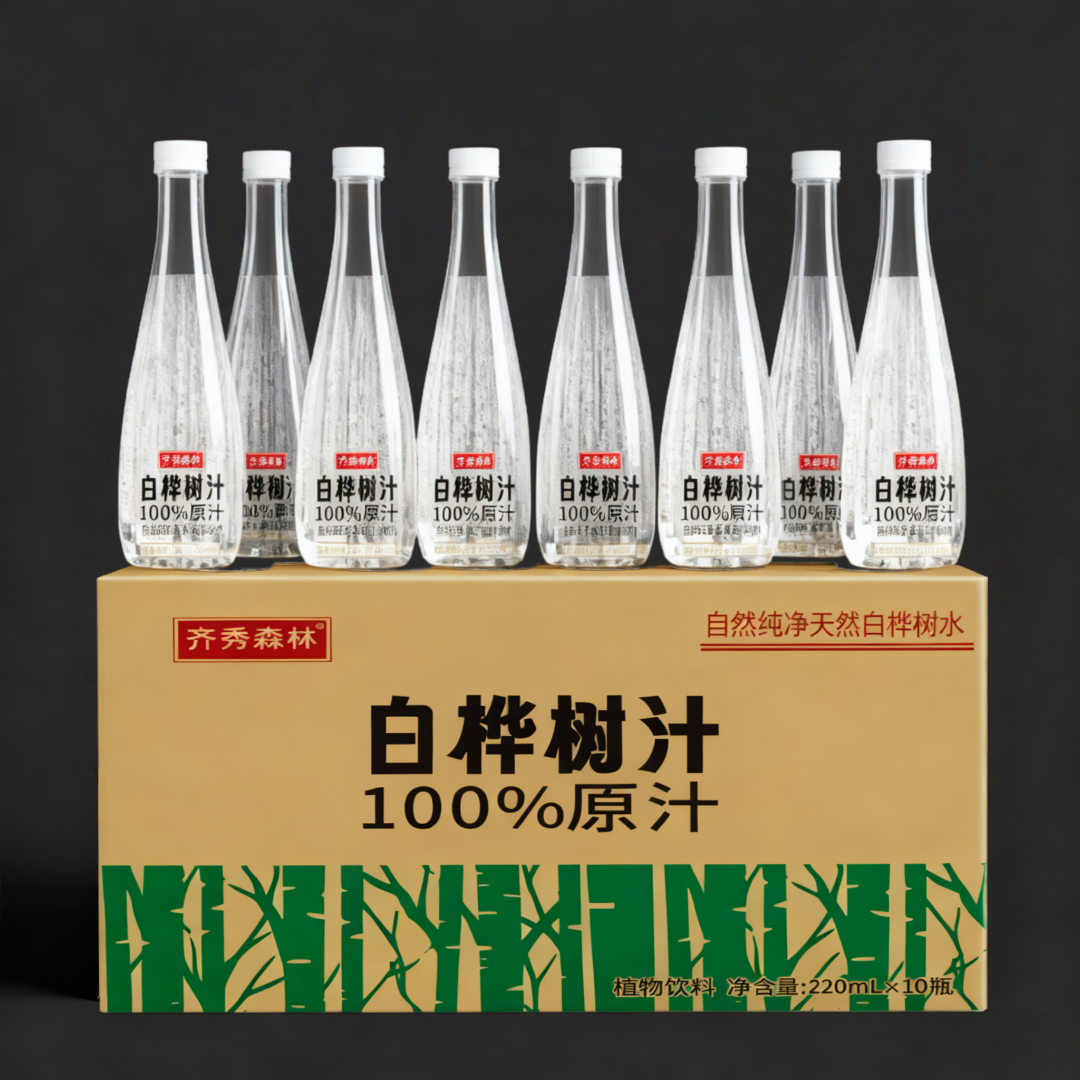 【进来瓴10瓶】100%白桦树汁NFC纯天然长白山桦树汁原汁整箱