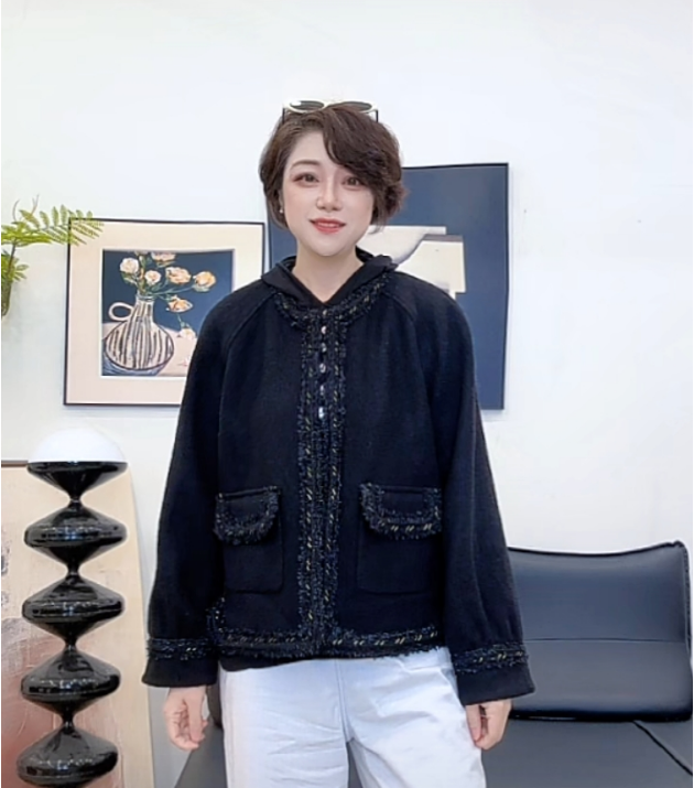 【U.M】财阀小香100%羊毛小香外套